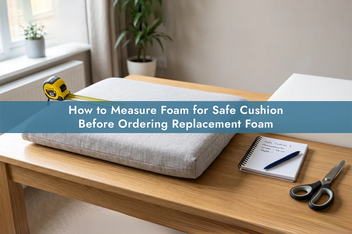 How to Measure Foam for Sofa Cushions Before Ordering Replacement Foam
