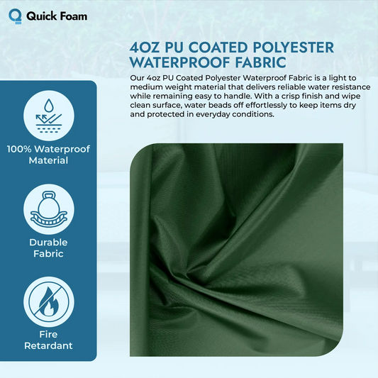4oz PU Coated Polyester Waterproof Fabric