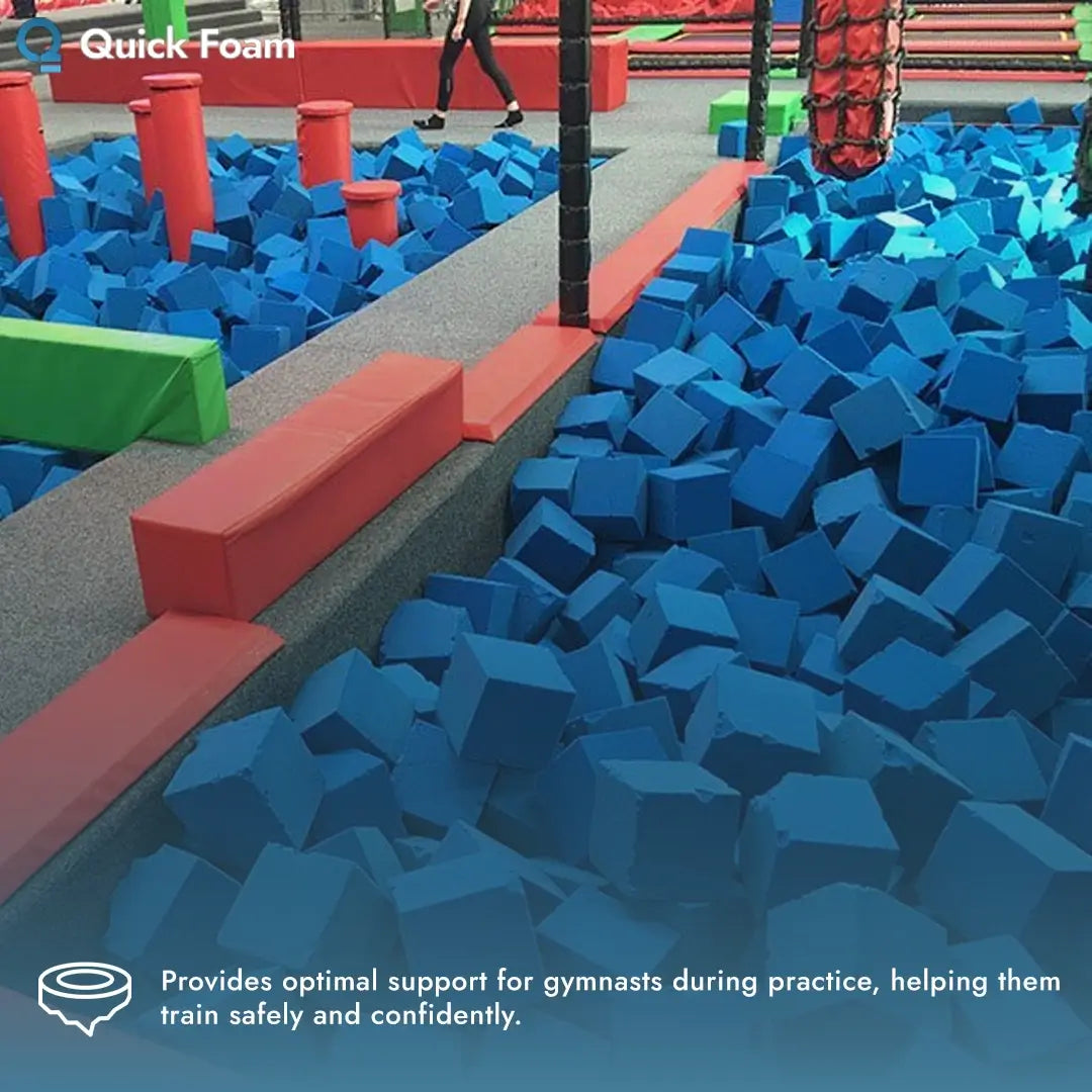 Foam Pit Cube - High-Density Safety Foam