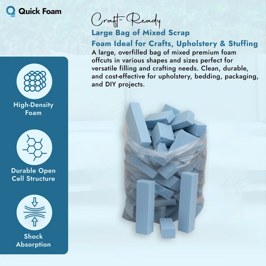 Large Bag of Mixed Scrap Foam