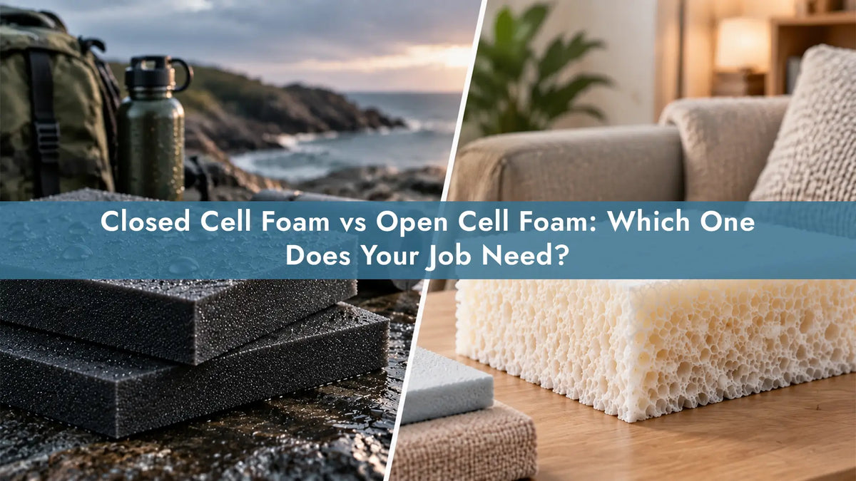 Closed Cell Foam vs Open Cell Foam: Which One Does Your Job Need?
