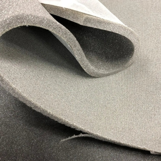 12MM Grey Scrim Foam Fabric