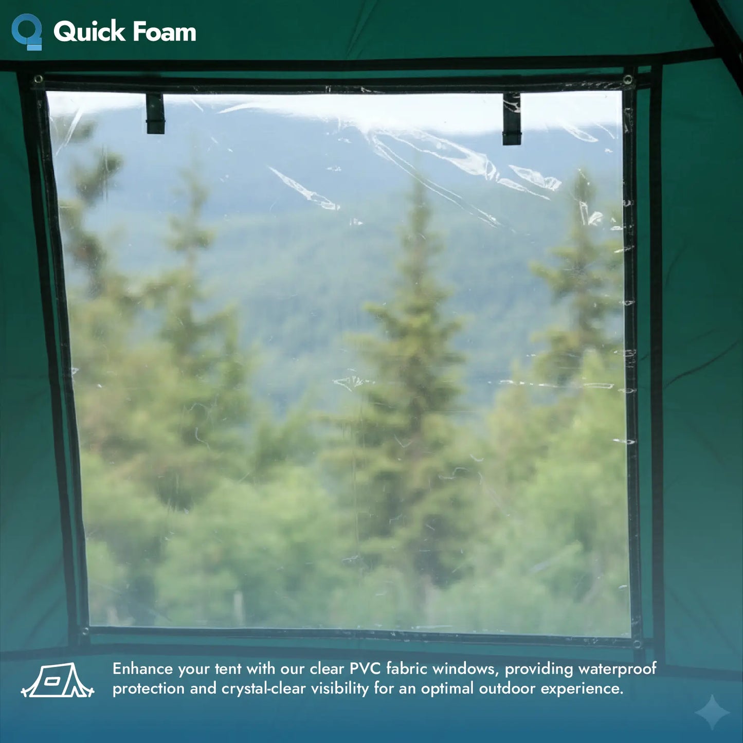 1MM Heavy Duty Clear PVC Fabric