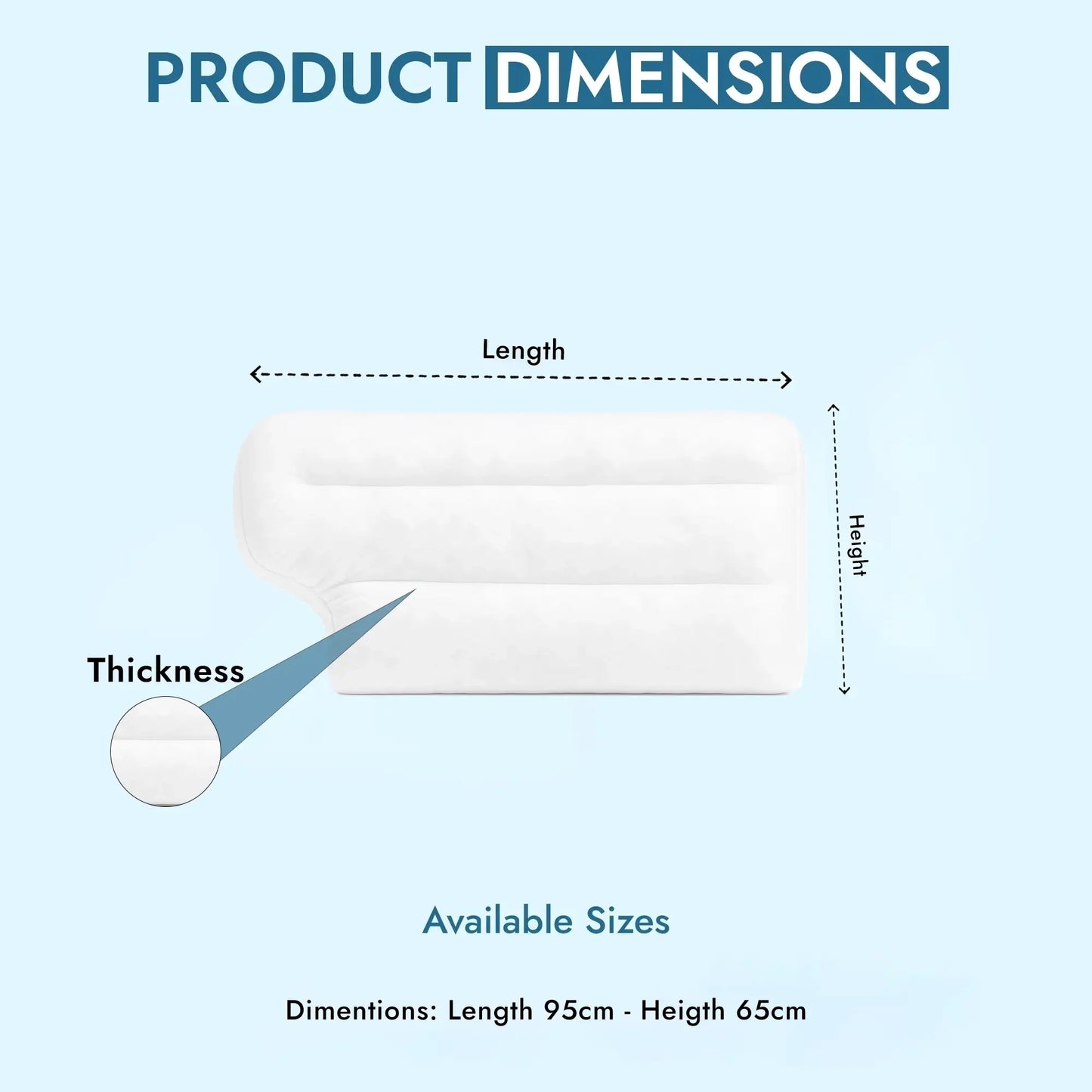 2-Seater Hollow Fibre Back Cushion