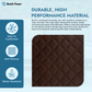 Diamond Stitched Quilted Leatherette Fabric