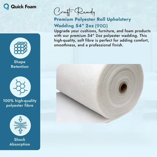 150cm 2oz (90g) Upholstery Wadding