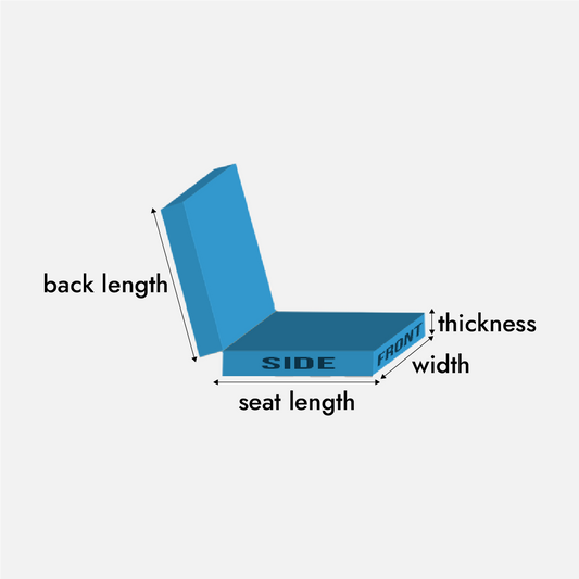 2 Part Chair Cushion Foam