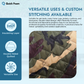 Double Sided Waterproof Quilted Fabric - 4oz Padded, Pre-Quilted Material