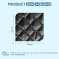 Fleece Backed Quilted Fabric - Double Sided 4oz Waterproof, 150cm Wide