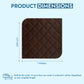Diamond Stitched Quilted Leatherette Fabric