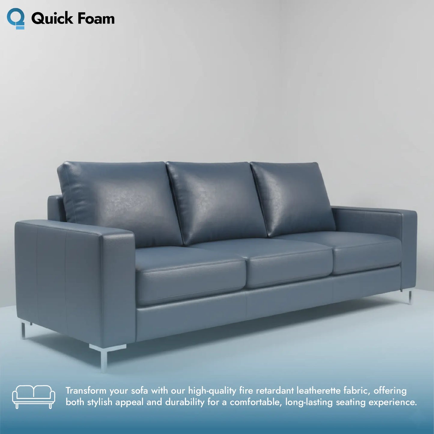 4MM Foam Backed Leatherette Fabric