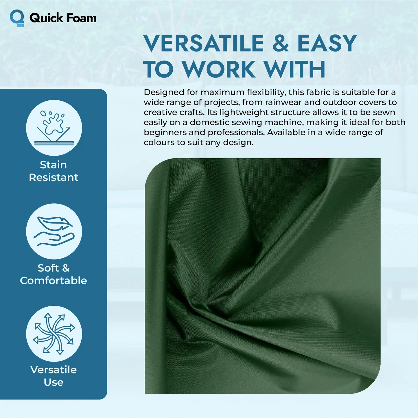 4oz PU Coated Polyester Waterproof Fabric