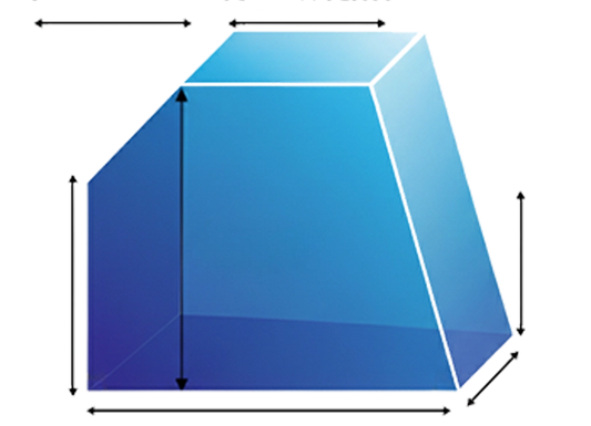 Custom 5 Sided Trapezoid Foam Inserts - Polygon