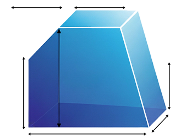 Custom 5 Sided Trapezoid Foam Inserts - Polygon