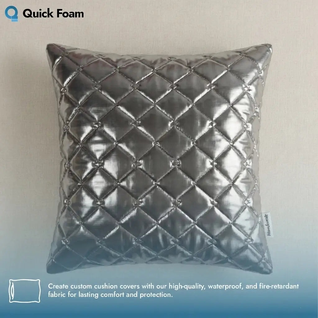 Quilted Metallic Ripstop Fabric