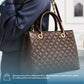 Diamond Stitched Quilted Leatherette Fabric