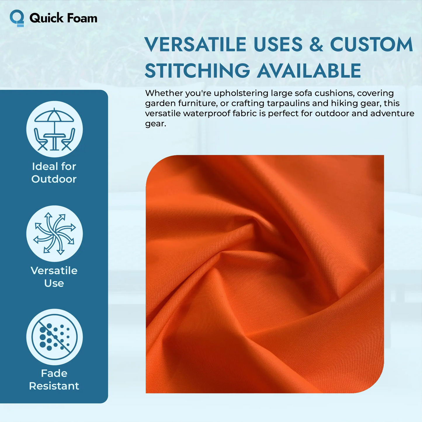 7oz 500 Denier Waterproof UV Treated Fire Retardant Polyester Fabric