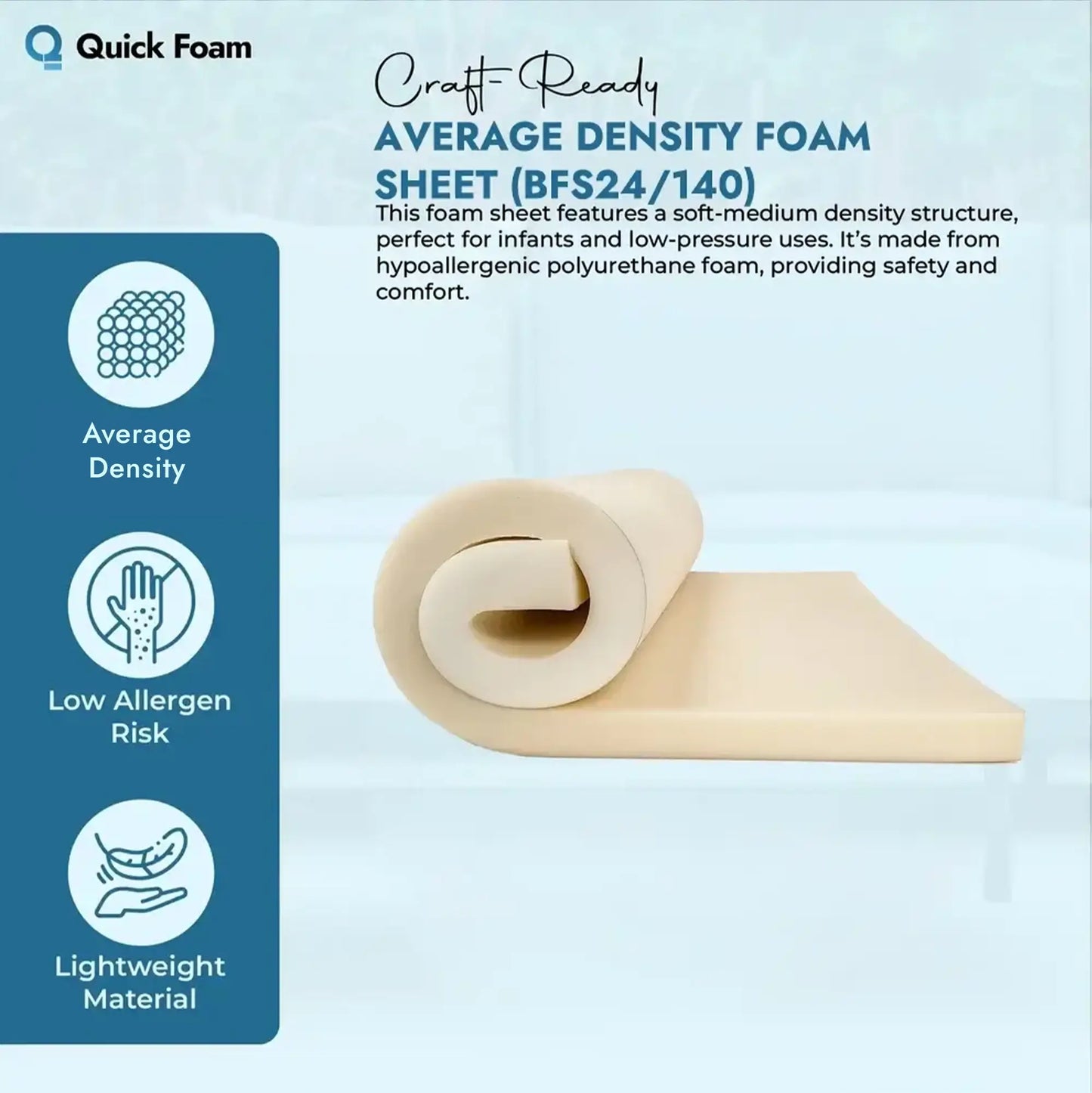 Average Density Foam Sheet (BFS24/140)