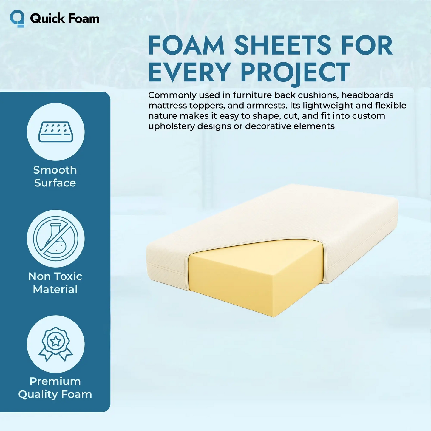Average Density Foam Mattress (BFS24/140)