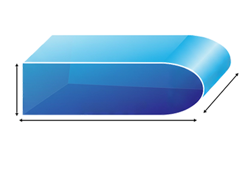 Custom Bullnosed Cushion Foam