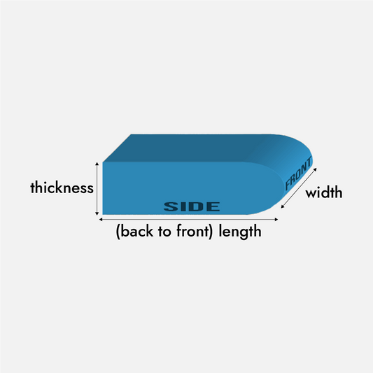 Bullnosed Cushion Foam