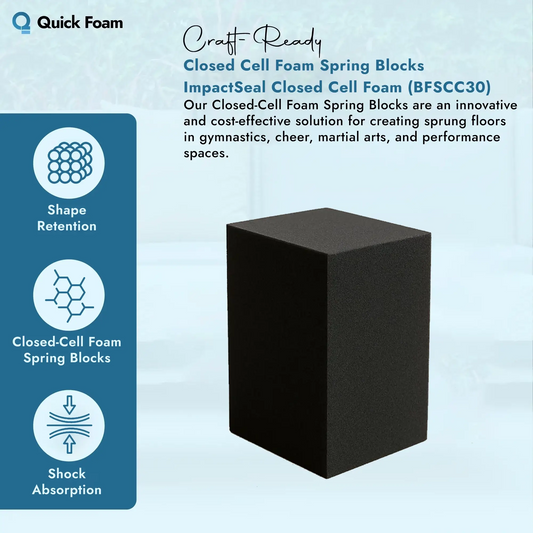 Closed-Cell Foam Spring Blocks - ImpactSeal Closed Cell Foam (BFSCC30)
