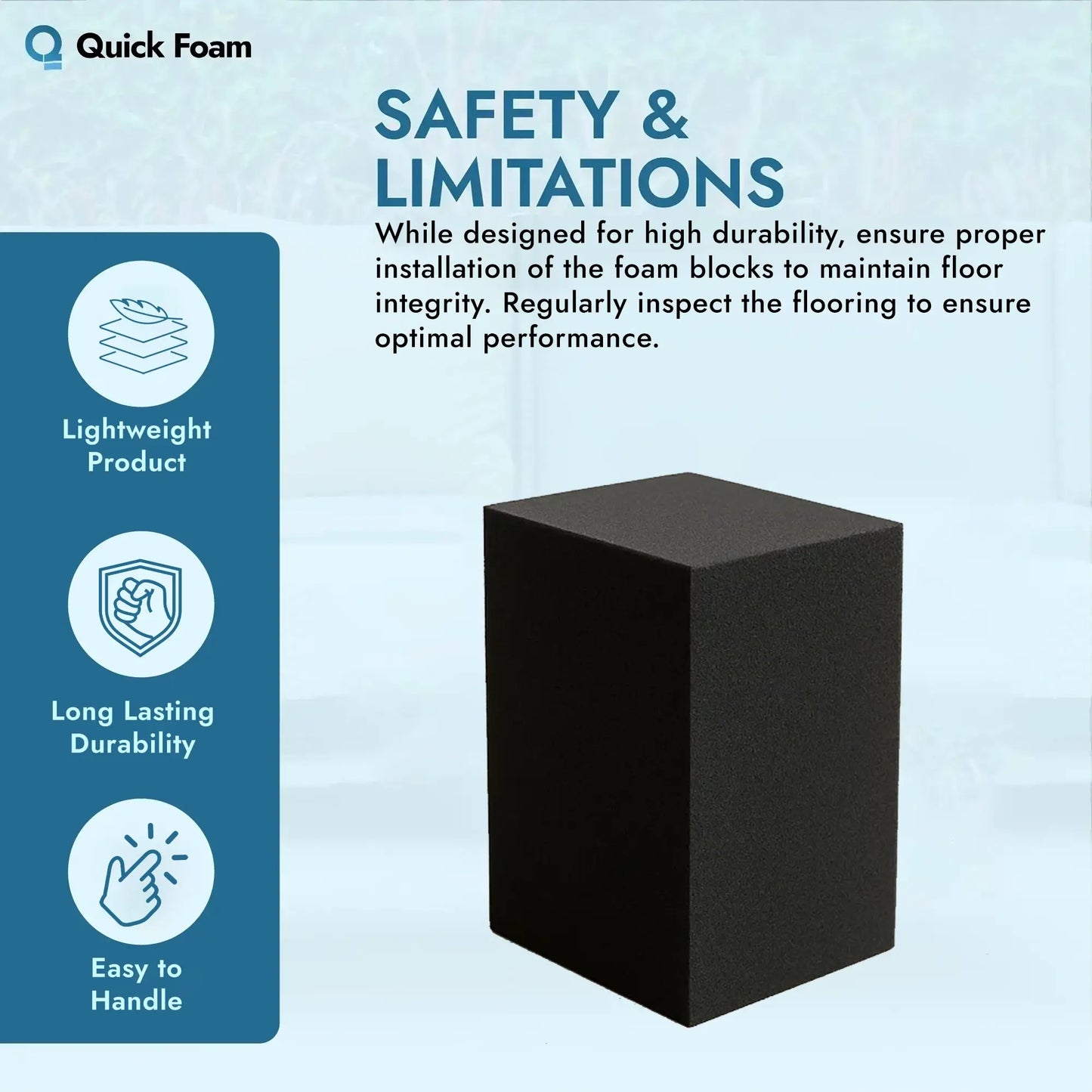 Closed-Cell Foam Spring Blocks - ImpactSeal Closed Cell Foam (BFSCC30)