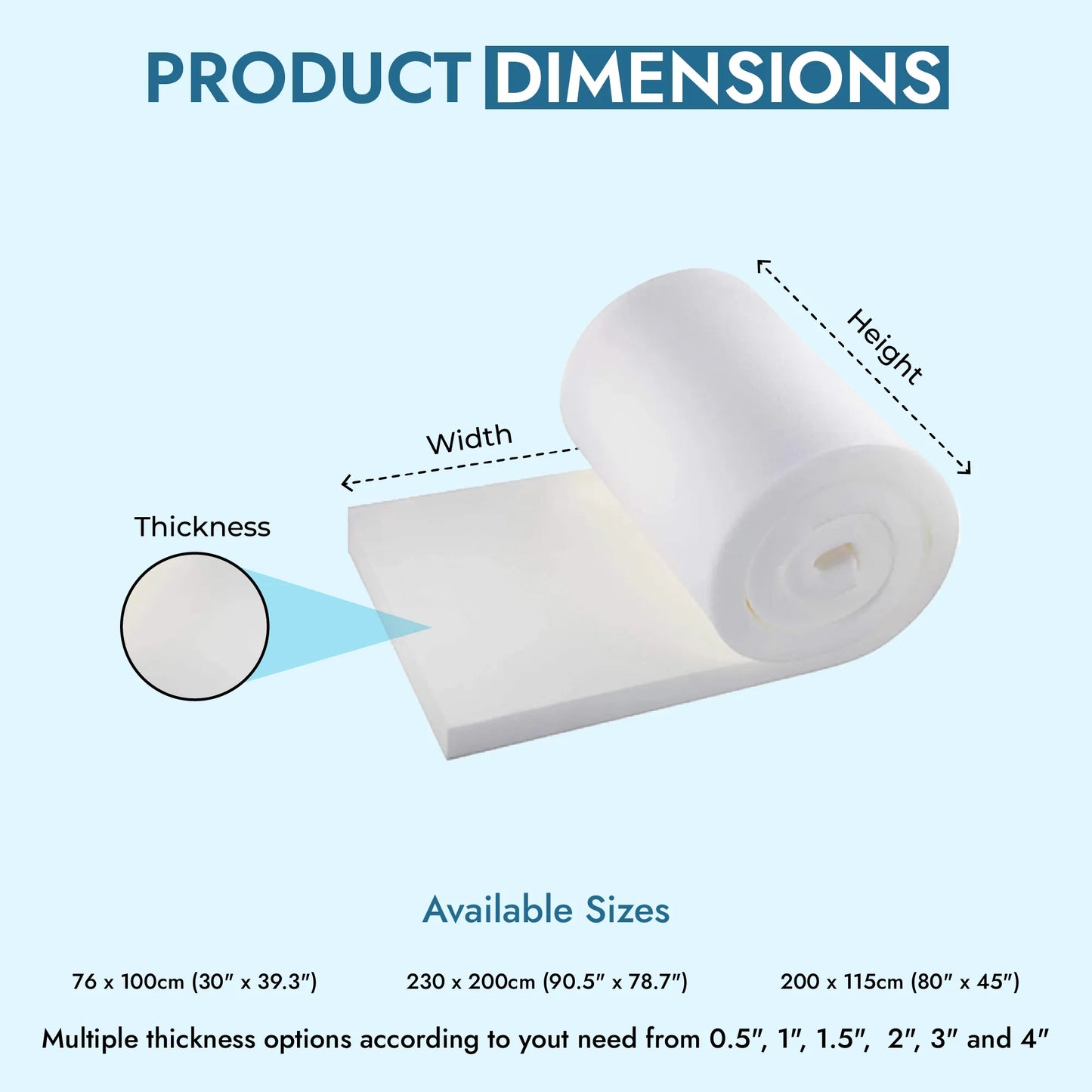 Cot Safe Foam Sheet for Cots and Nurseries