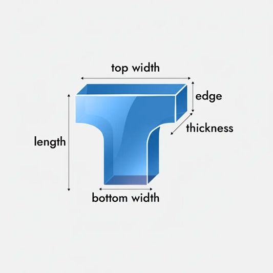 Custom Curved T Cushion Foam Inserts