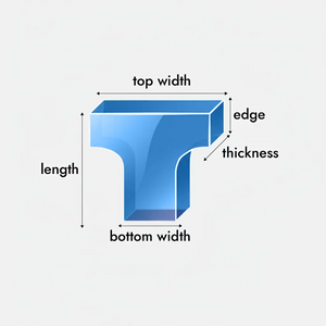 Custom Curved T Cushion Foam Inserts
