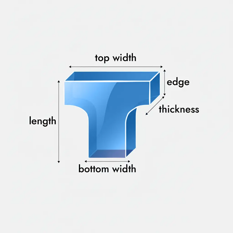 Custom Curved T Cushion Foam Inserts
