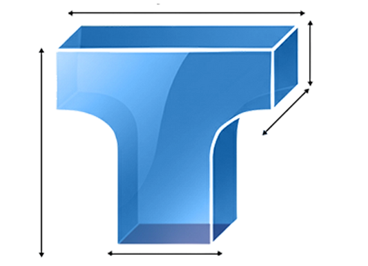 Custom Curved T Cushion Foam Inserts