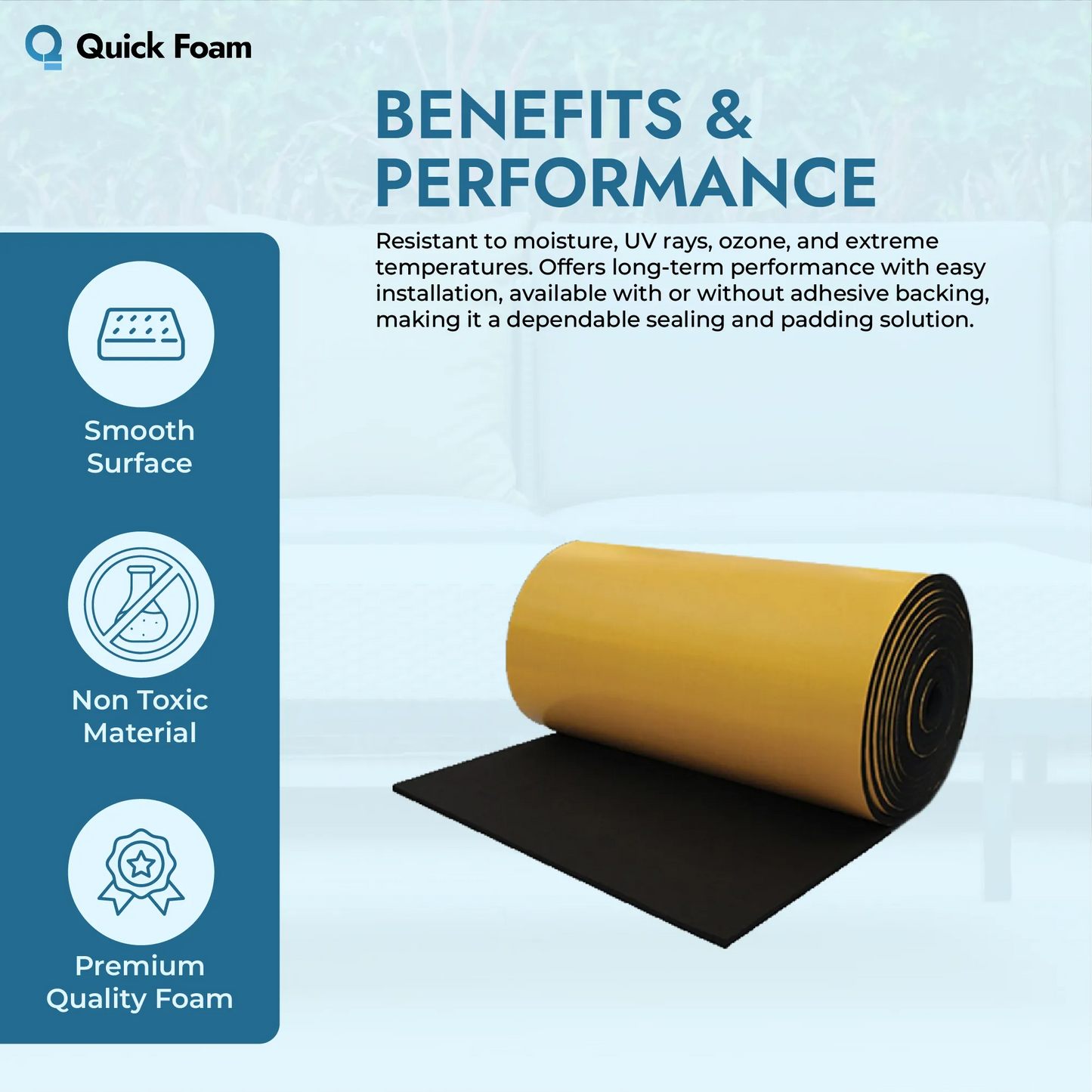 EPDM Closed Cell Sponge Rubber Sheet