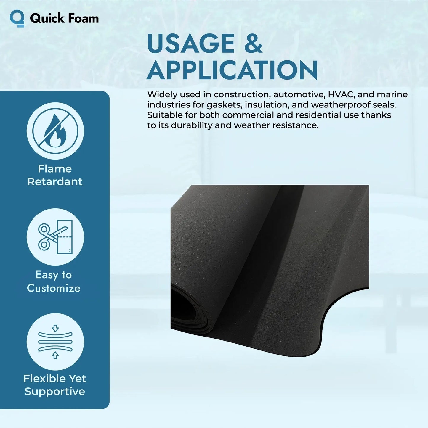 EPDM Rubber Foam Sheet