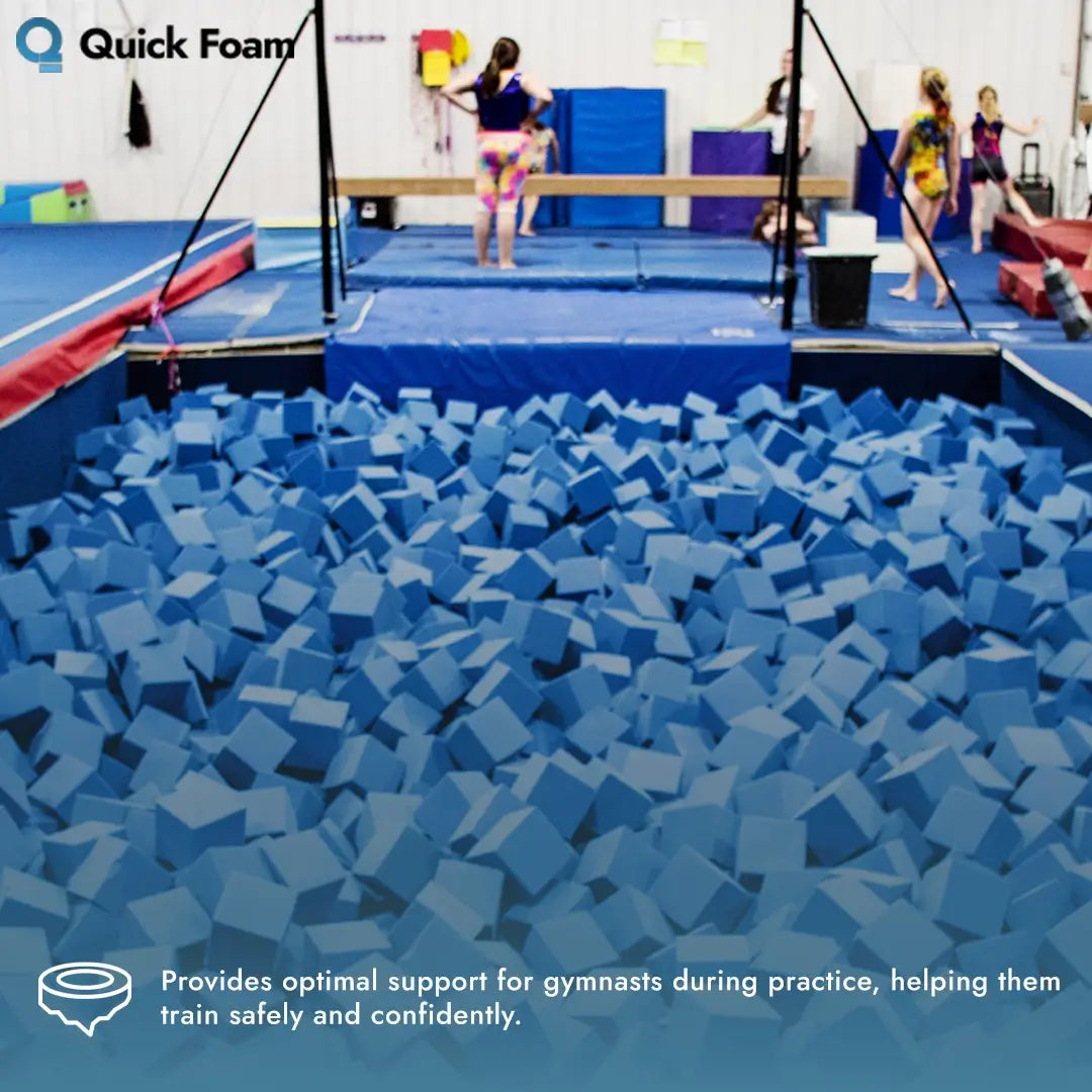 Foam Pit Cube - High-Density Safety Foam