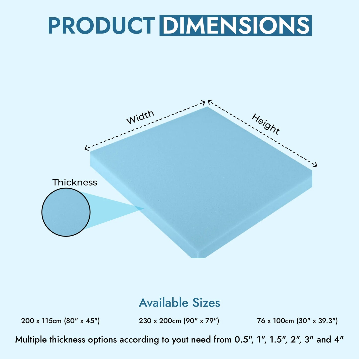 High-Firm Foam Sheet - Premium Seating Support for Long-Lasting Comfort