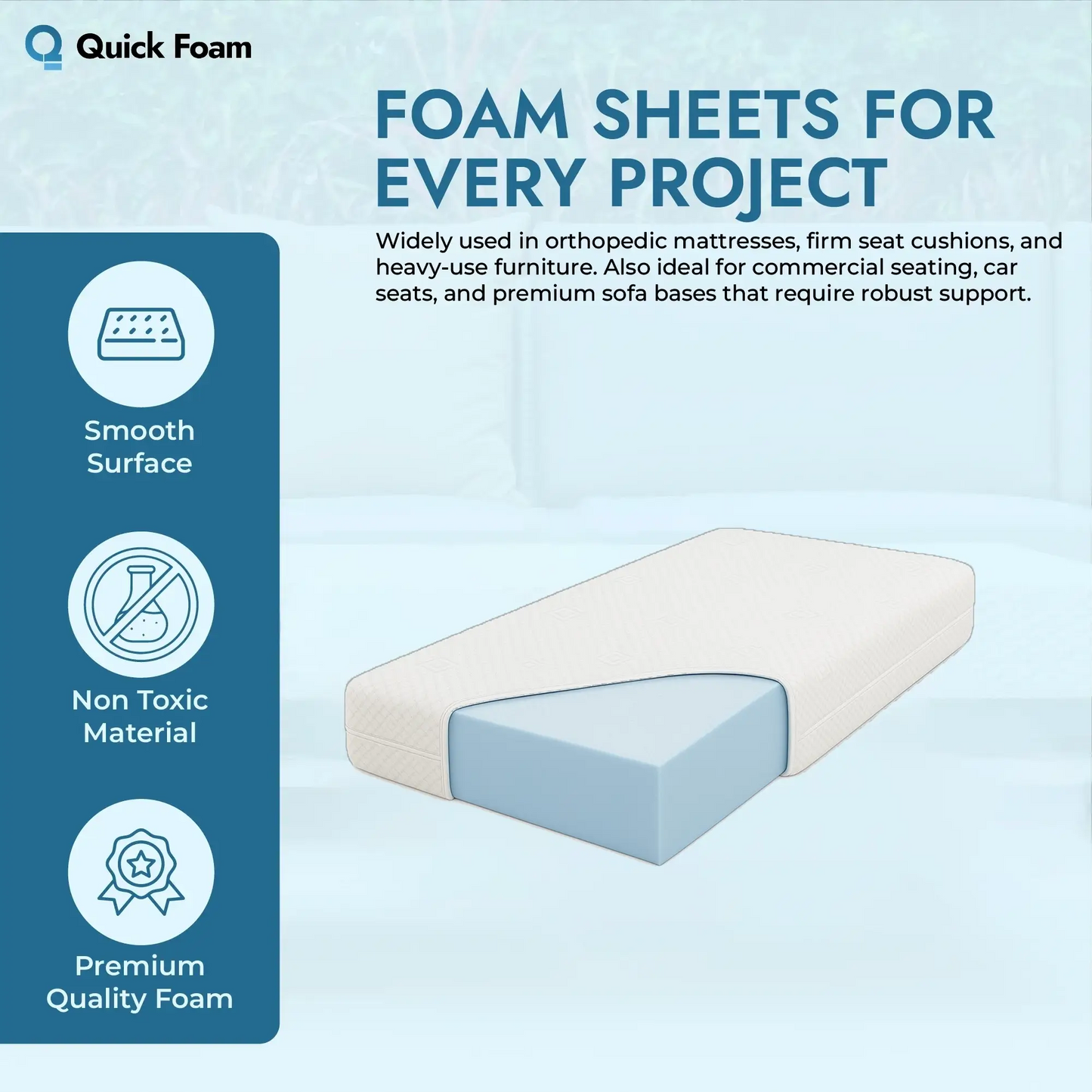 High Density Comfort Foam Mattress (BFS33/190)