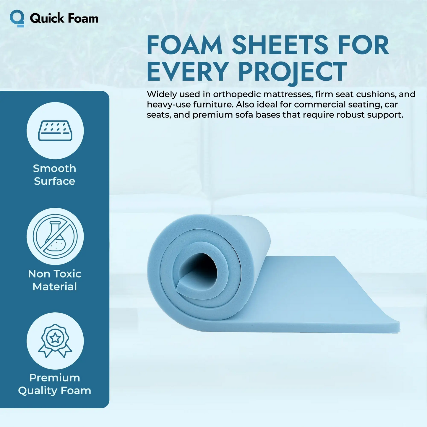 High Density Comfort Foam Sheet (BFS33/190)