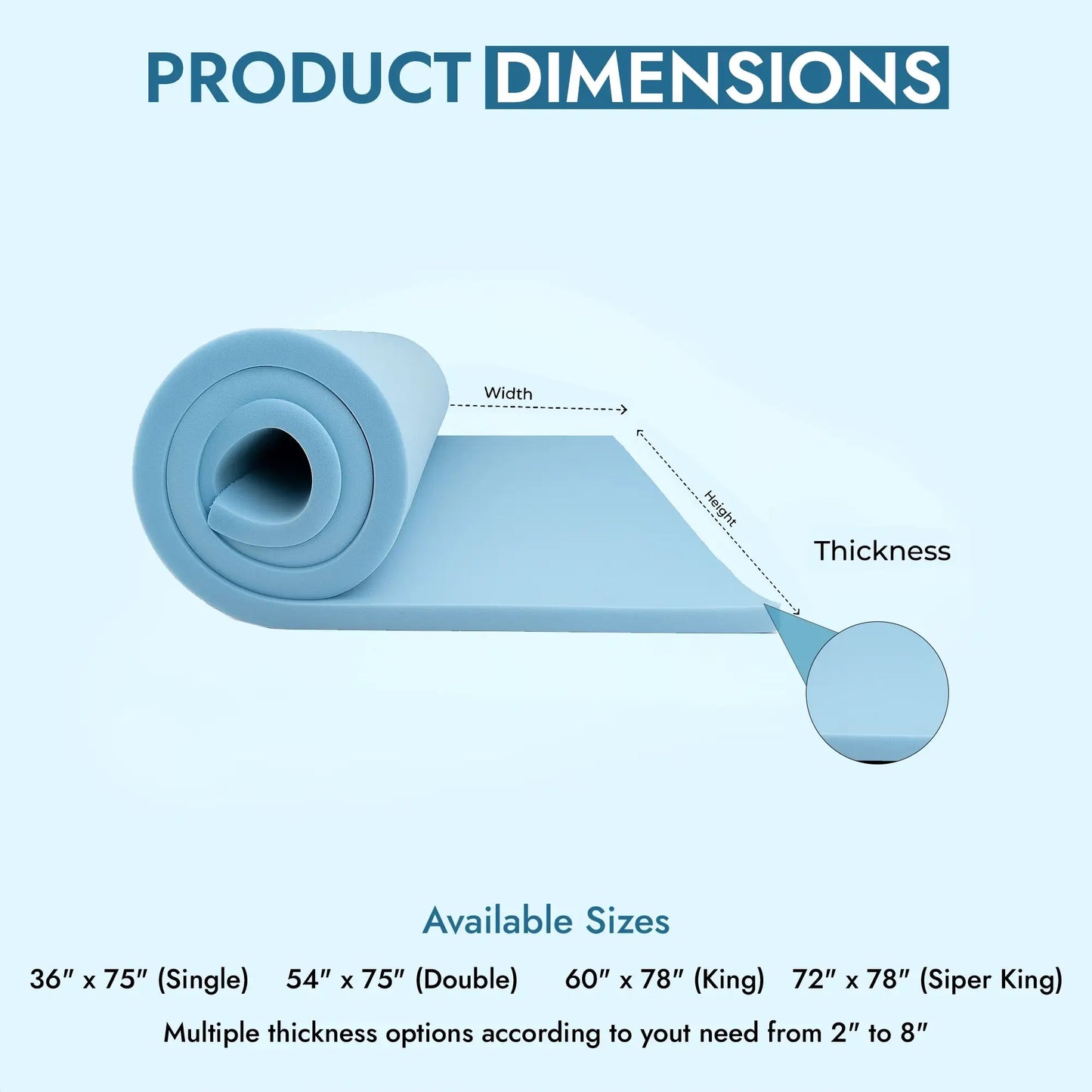 High Density Comfort Foam Sheet (BFS33/190)