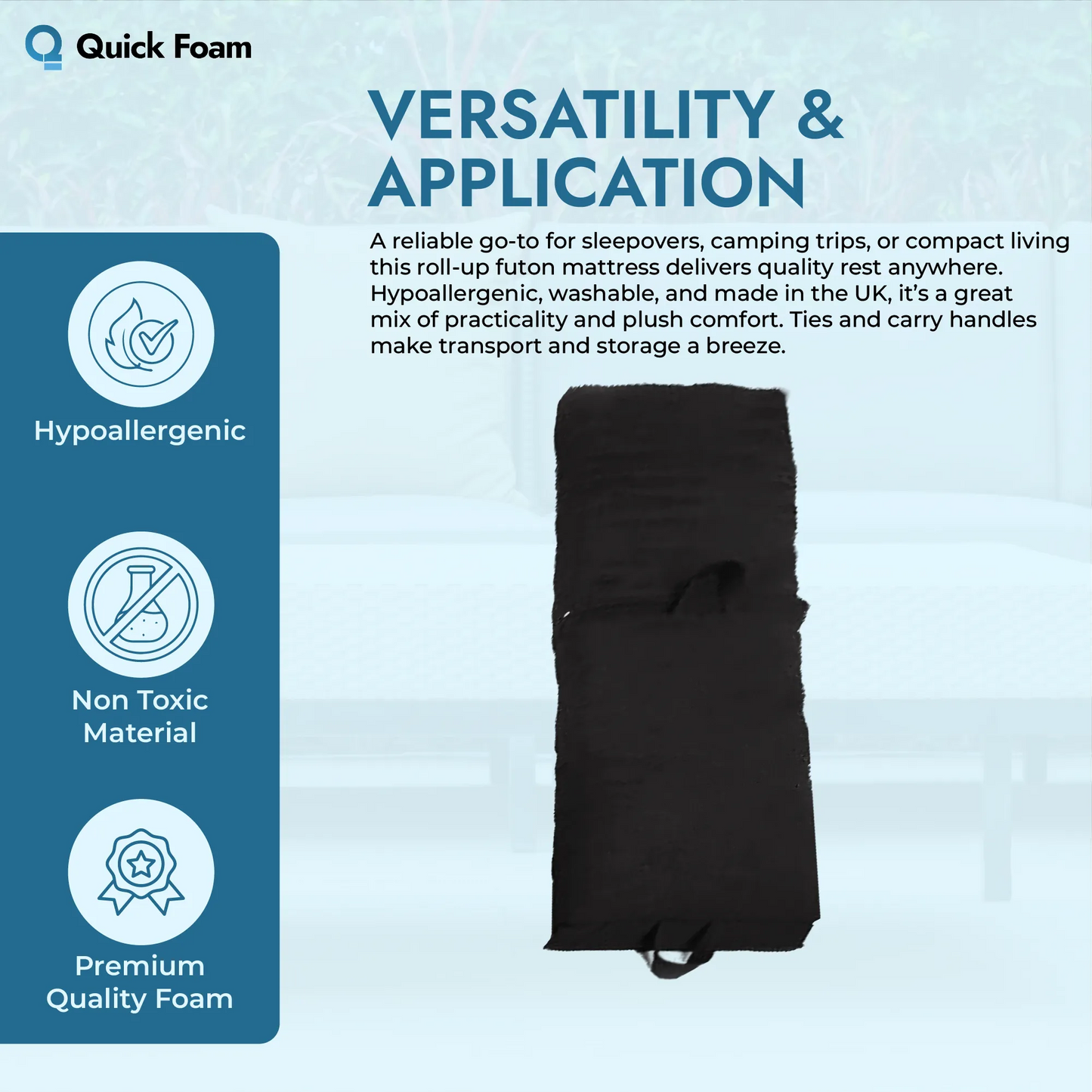 Indoor & Outdoor Roll-Out Sleepover Mattress