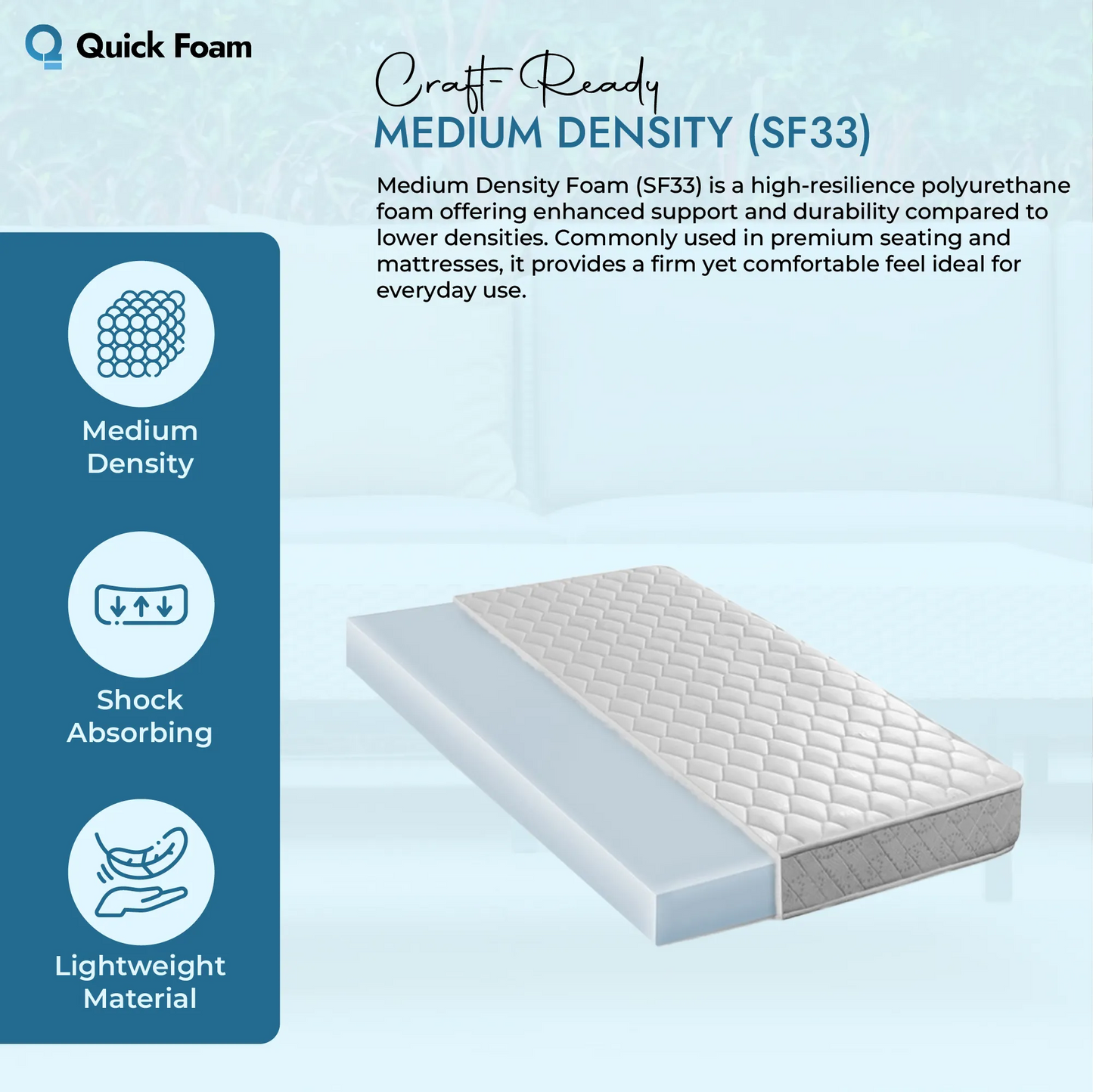 Medium Density SF33 Foam