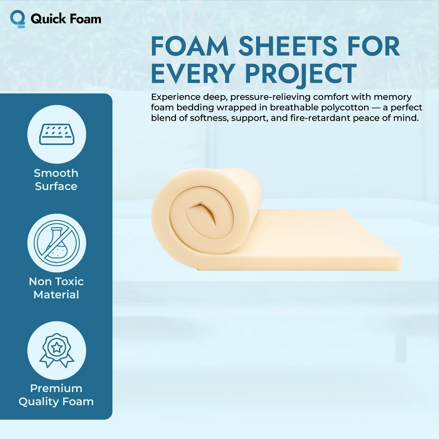 Memory Foam Sheet (BFSV50)