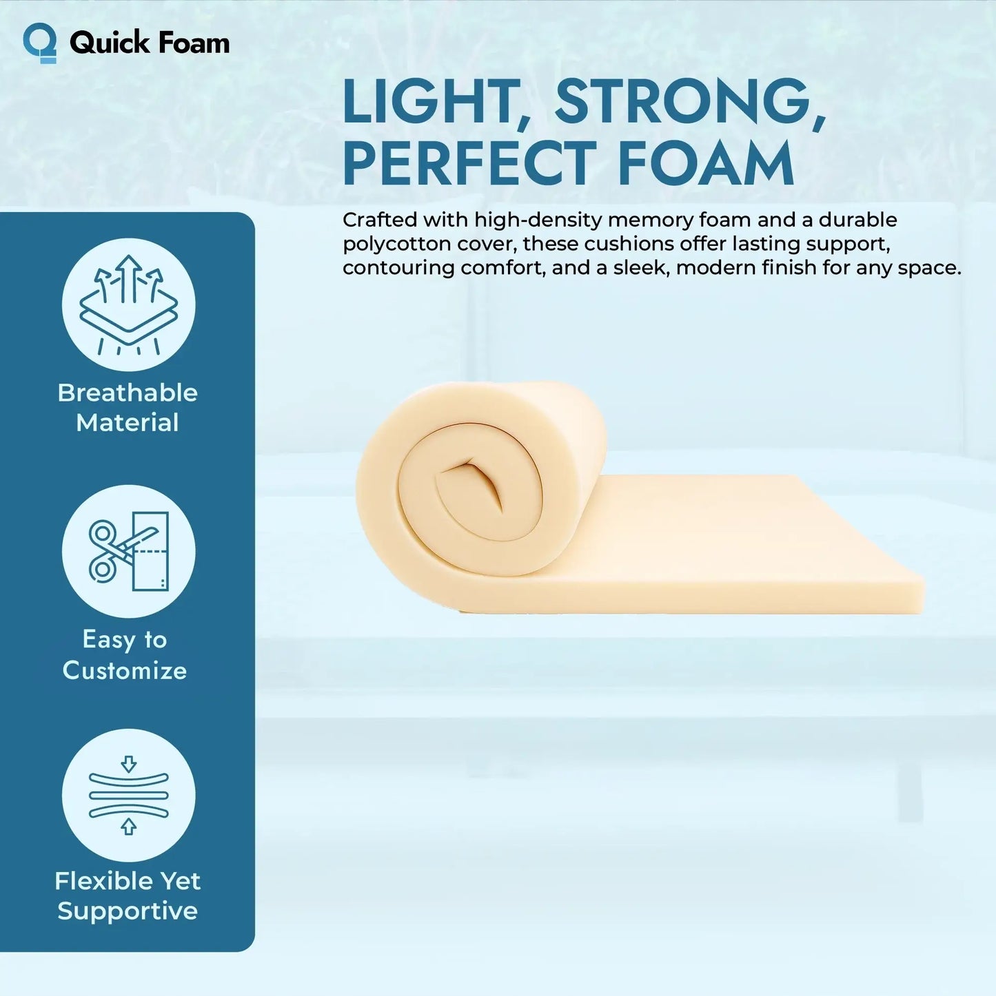 Memory Foam Sheet (BFSV50)
