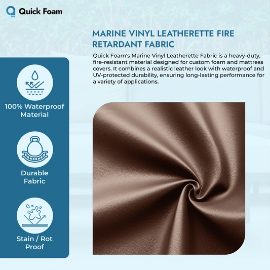 Marine Vinyl Leatherette Fabric