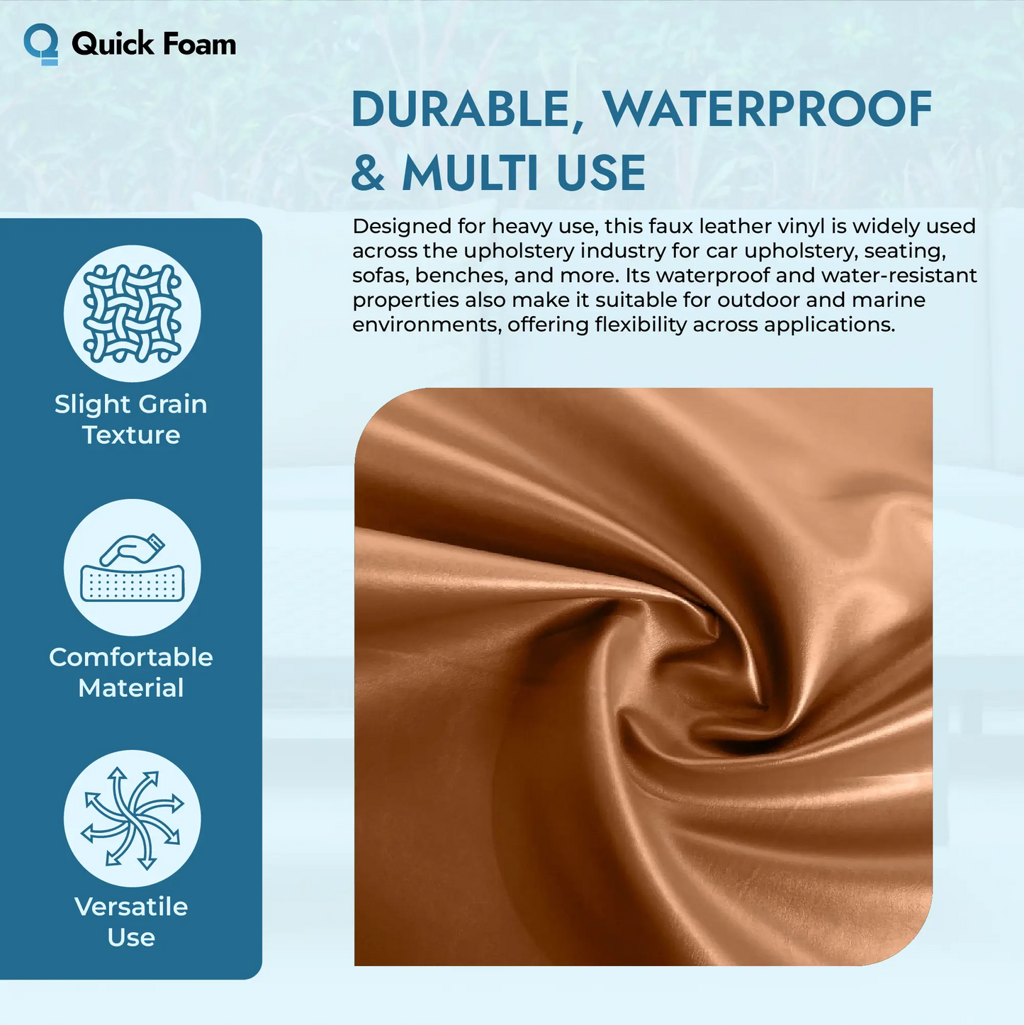 Miami Leatherette Vinyl Fabric