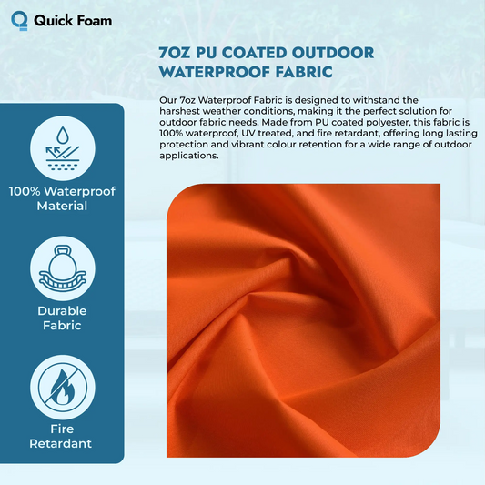 7oz PU Coated Outdoor Waterproof Fabric