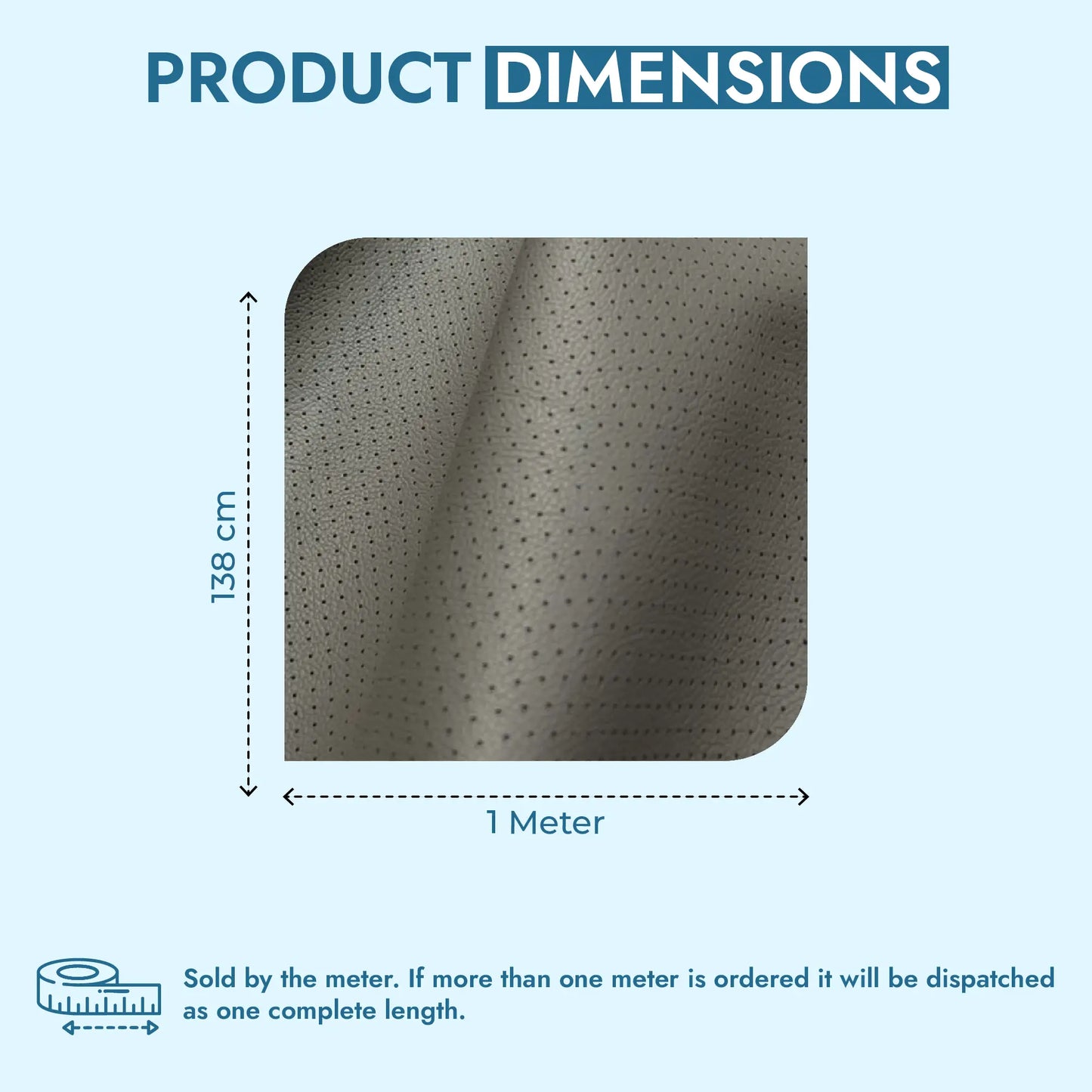 Perforated Leatherette Fabric