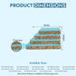 Pre-Cut Square Bar Stool Foam Pads