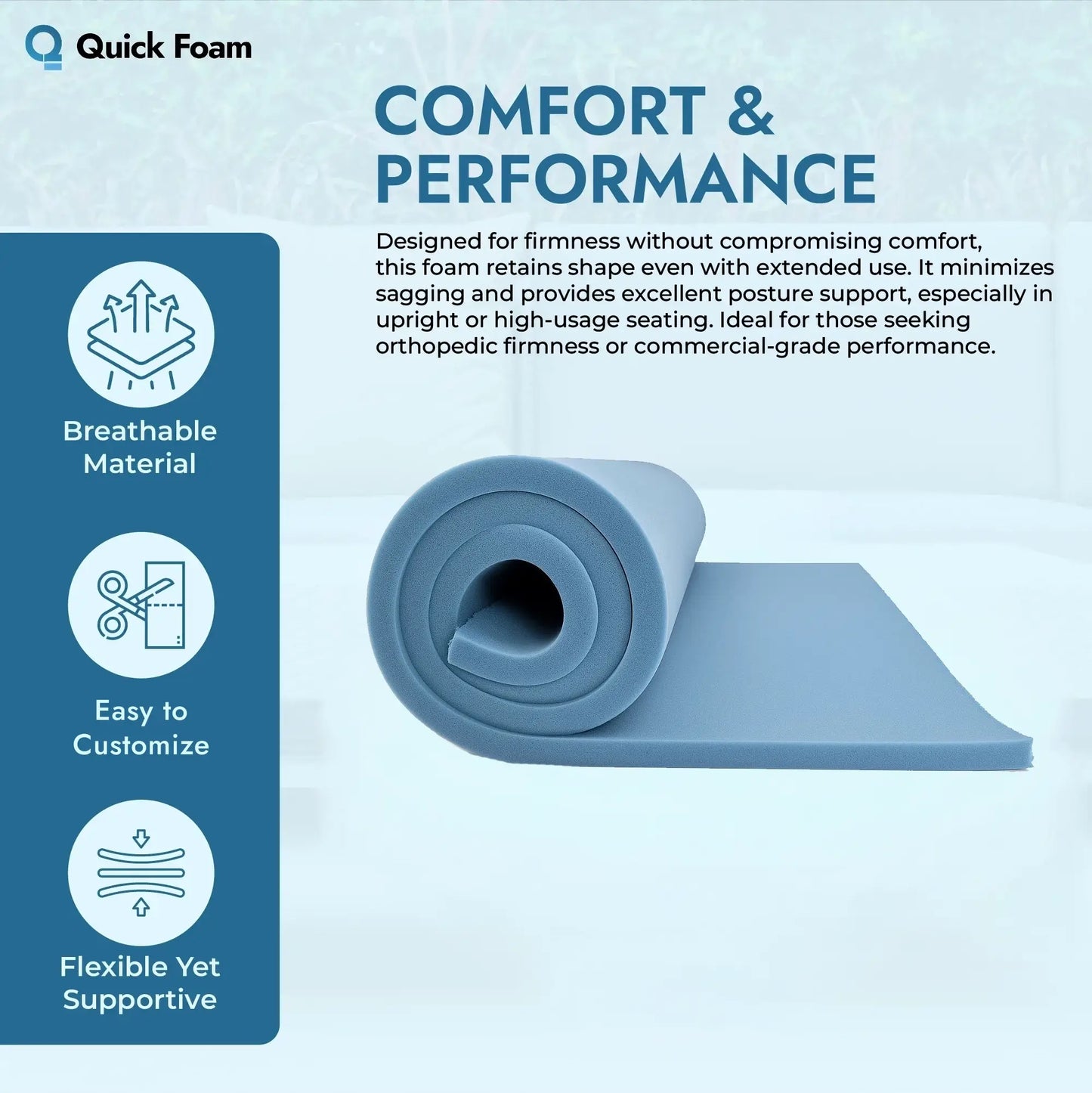 Premium High Density Firm Foam Sheet (BFS40/200)