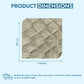 Microfibre Soft Finish Quilted Suede